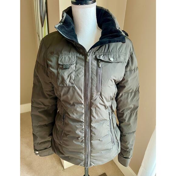 Obermeyer Jackets & Blazers - Obermeyer Leighton ironwood olive full zip winter/ski jacket size 8